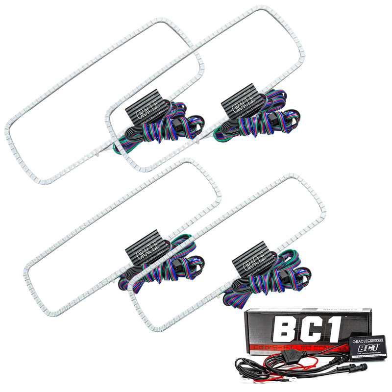 Ford Excursion Headlight Halo Kit - ORACLE Lighting - BC1 Controller - ColorSHIFT - 2005 Ford Excursion Headlight Halo Kit - ORACLE Lighting - BC1 Controller - ColorSHIFT - 2005